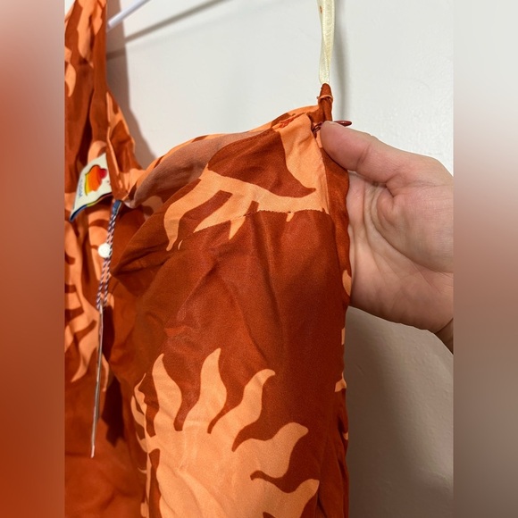 Farm Rio x Anthropologie One-Shoulder A-Line Fringe Mini Dress - Picture 8 of 10